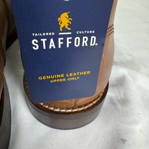 Stafford Men's Brown Leather Shoes